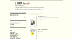 Desktop Screenshot of libraweb.net